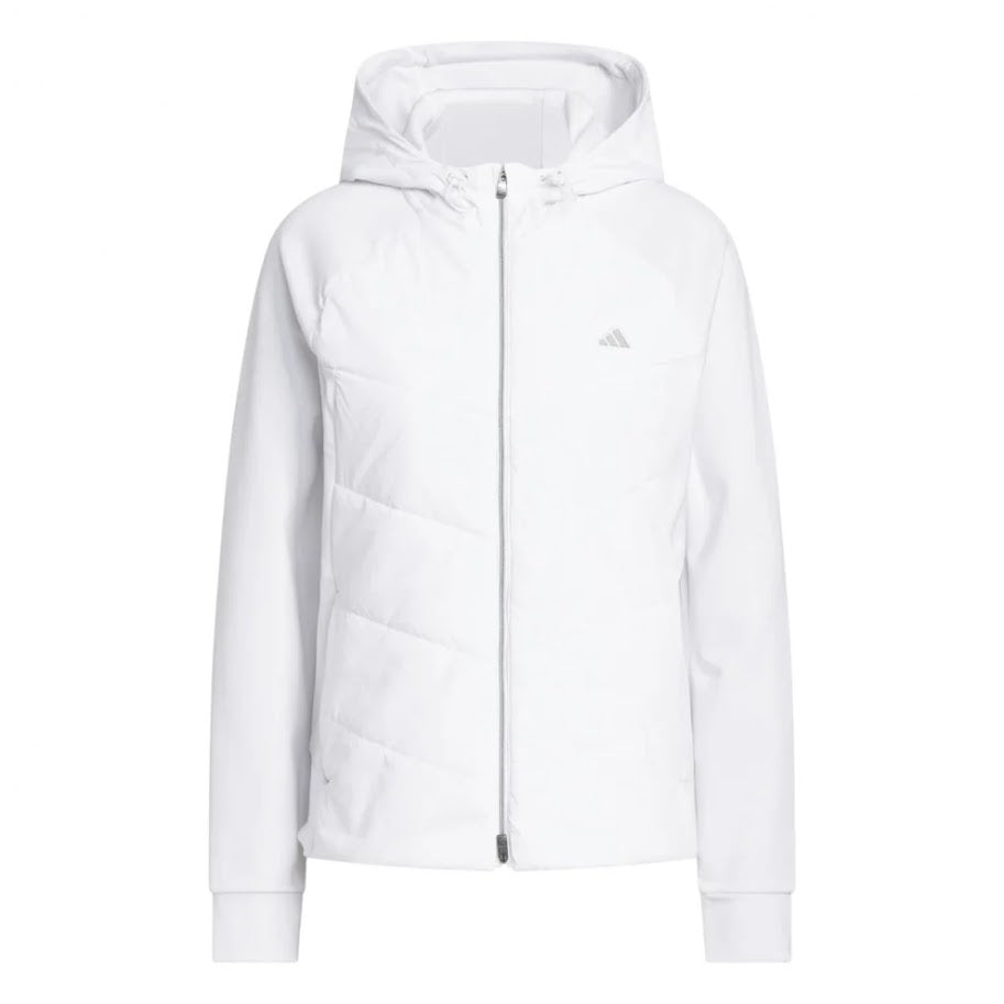 Adidas Ladies Golf Performance Quilted Zip Hoodie