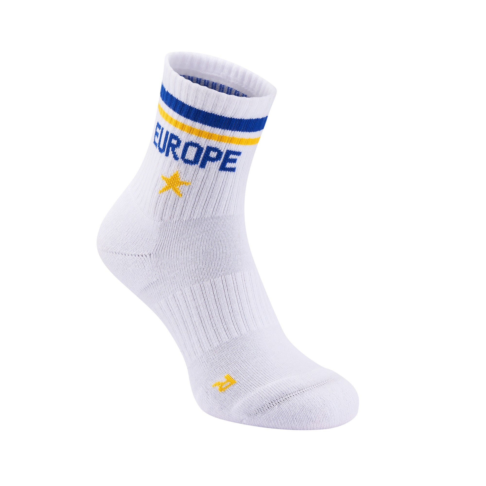Team Europe Ladies Player Quarter Socks (2 Pack)