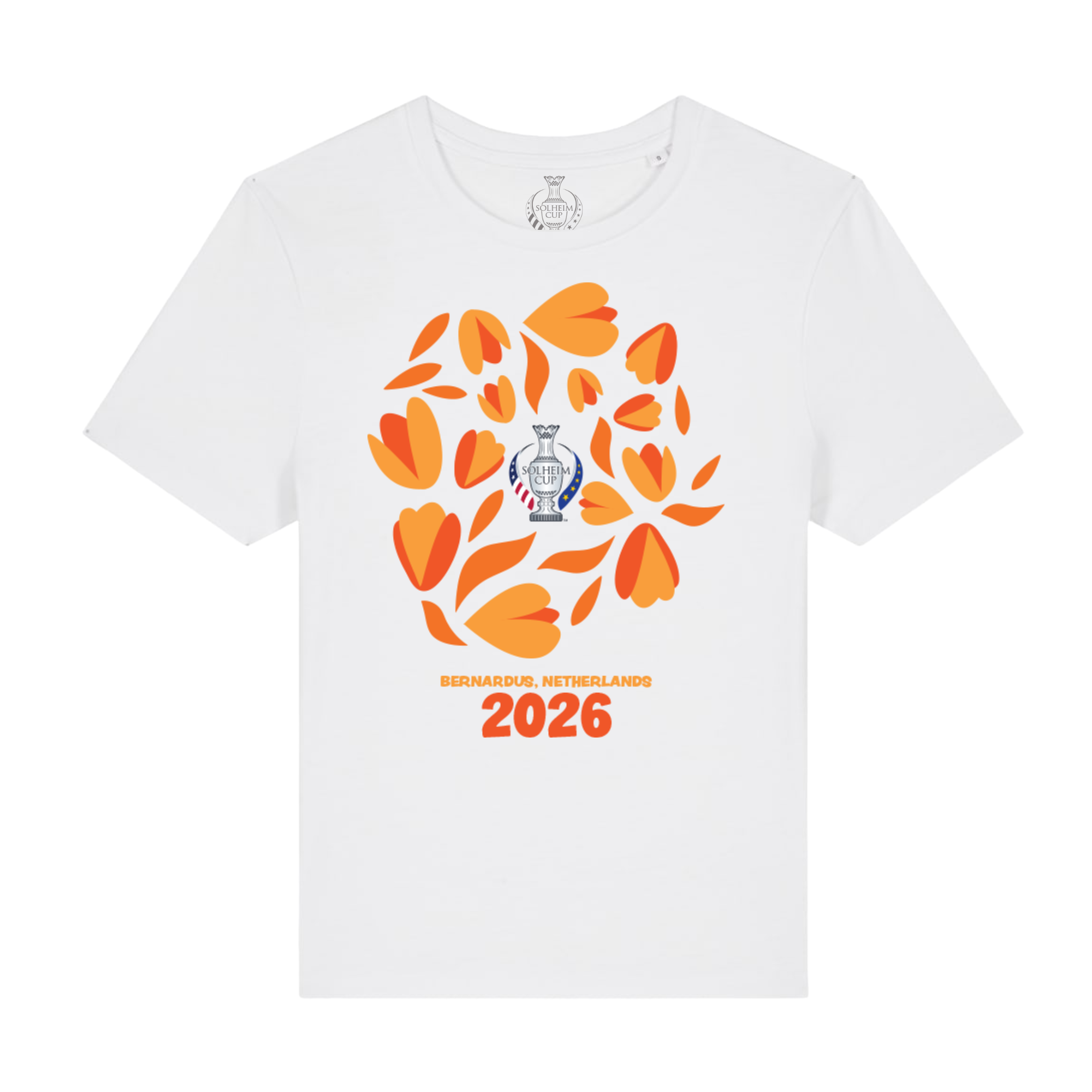 Tulip Ladies White T-Shirt