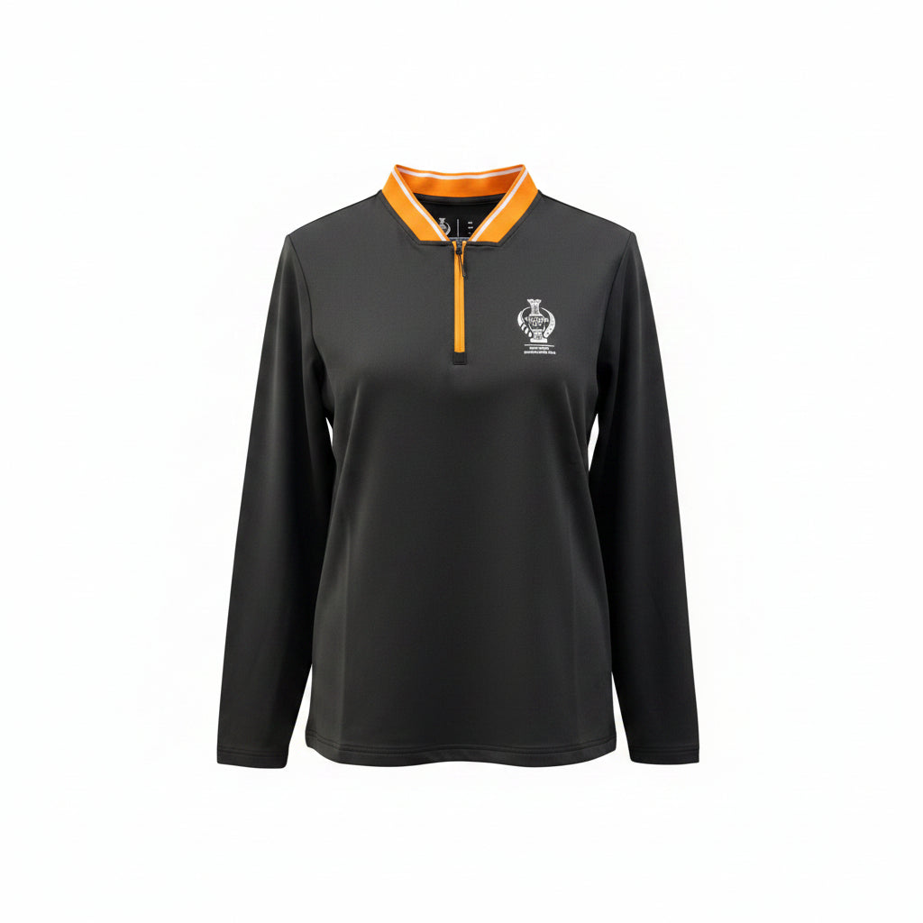NL Ladies Black Zip Sweater