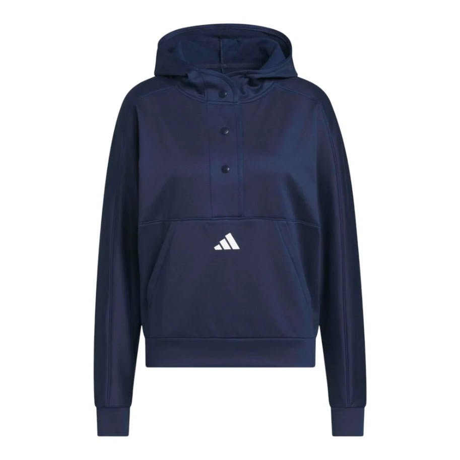 Adidas Ladies Golf Performance Button Hoodie
