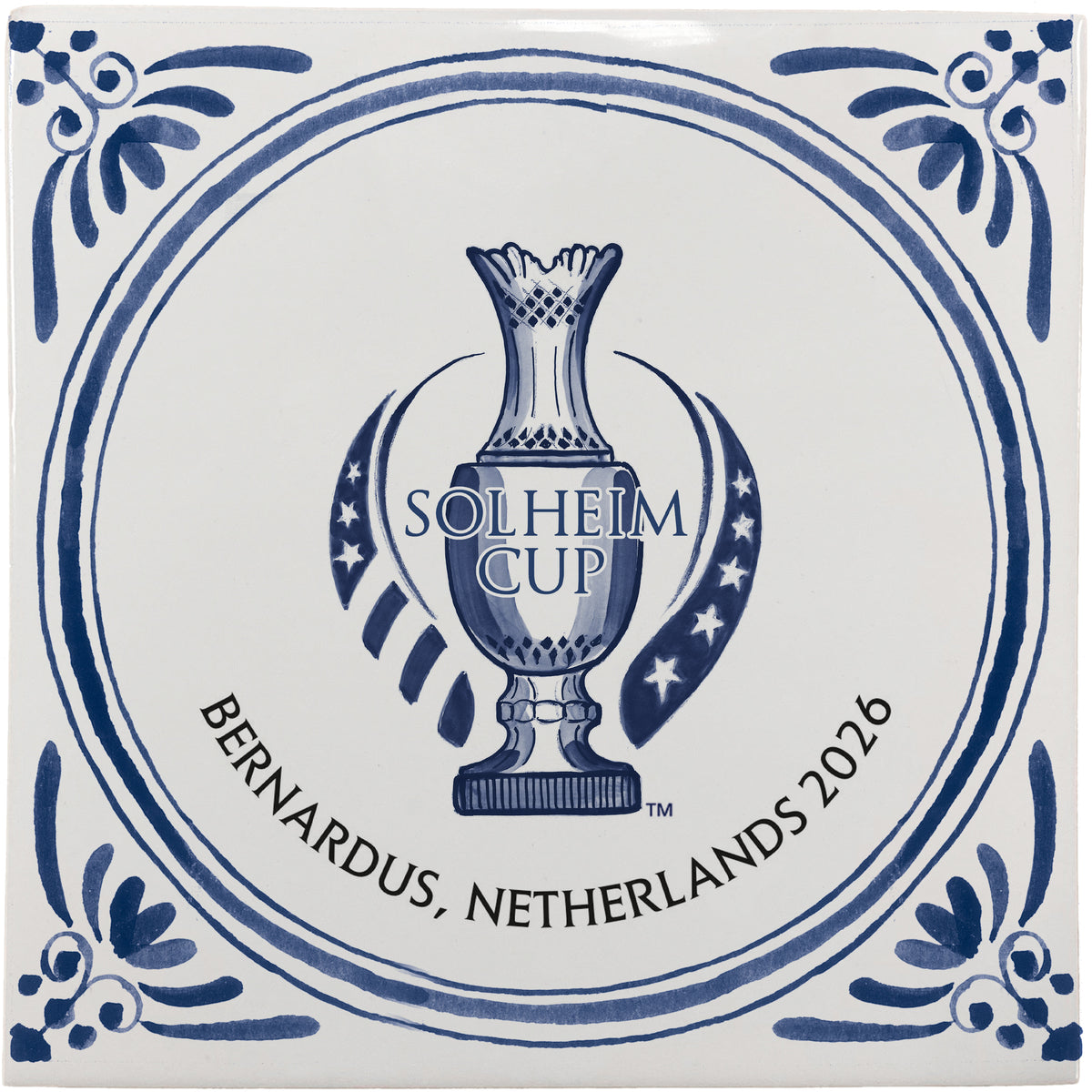 Tile (Single) Royal Delft Solheim Cup