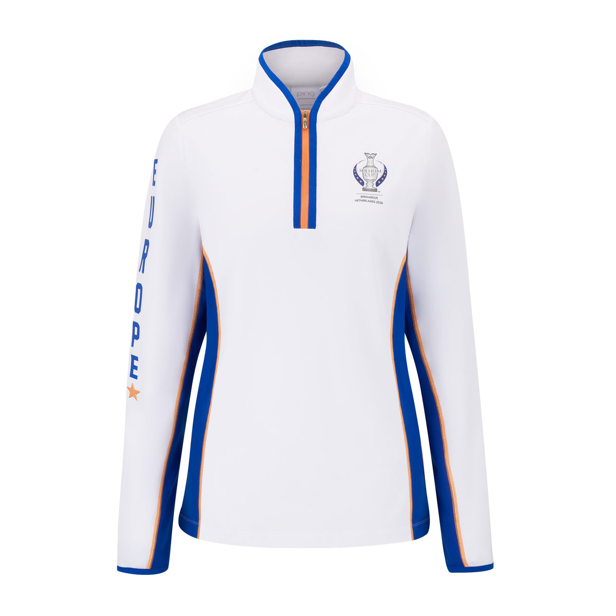 Team Europe Ladies Player 1/4 Zip Midlayer - Friday