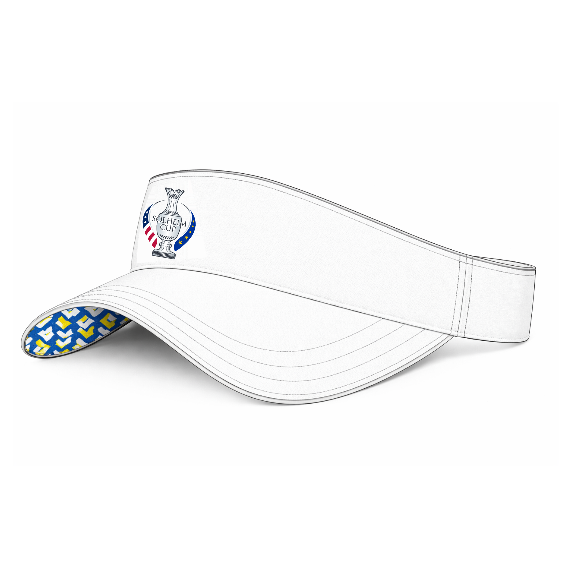 White Europe Visor